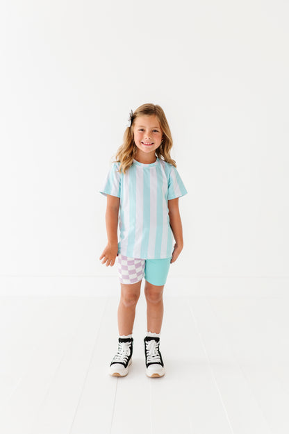 Mint striped tshirt