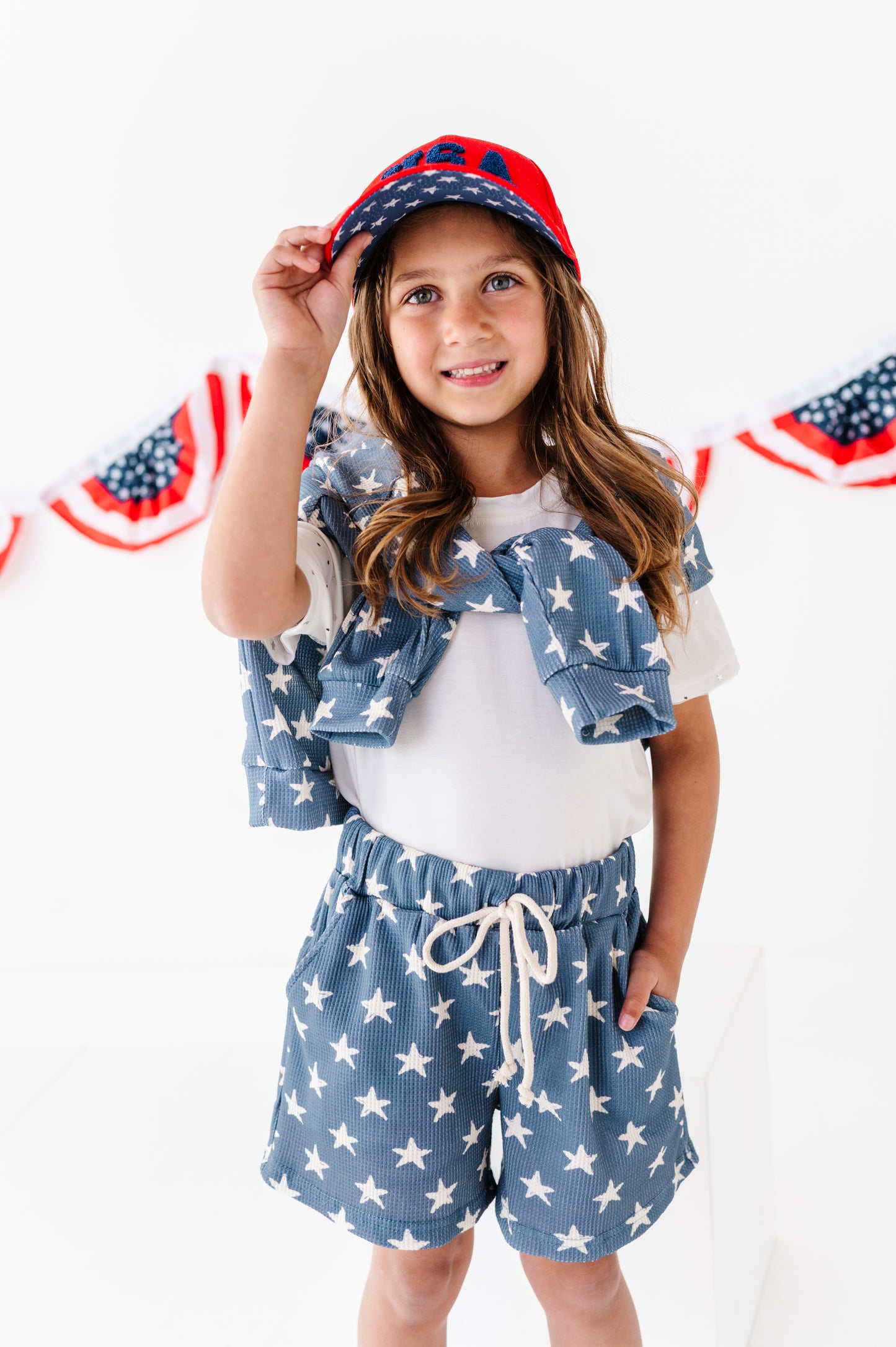 Blue stars Waffle Lounge Set