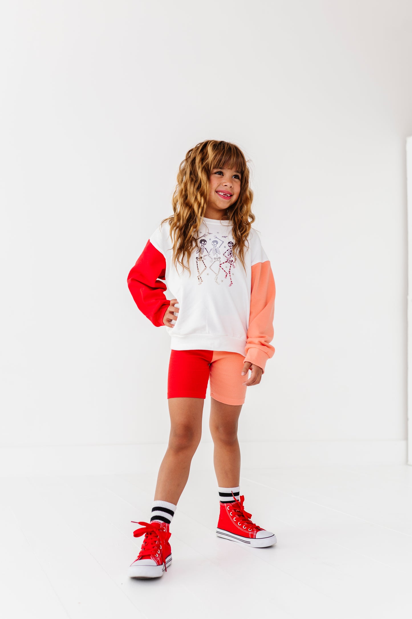 Skelly Nights Bike Shorts Set