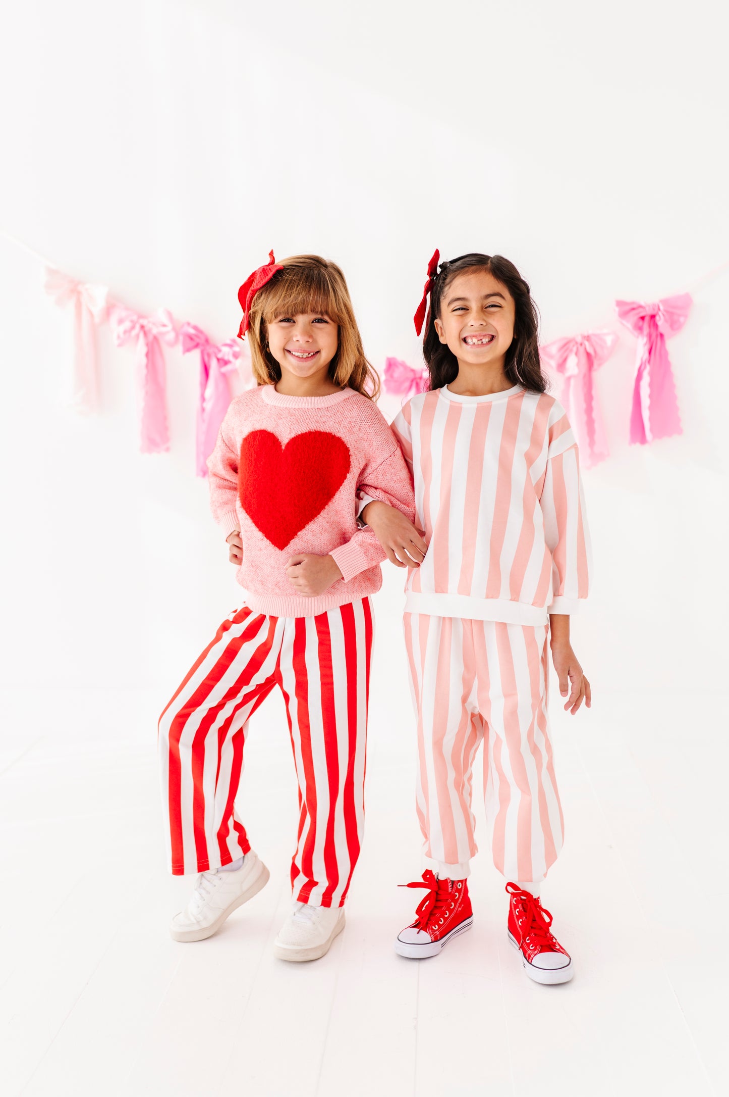 Red and white stripe pant