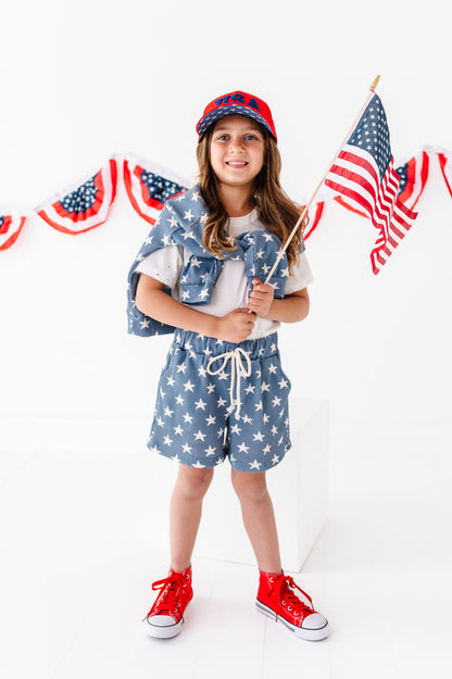 Blue stars Waffle Lounge Set