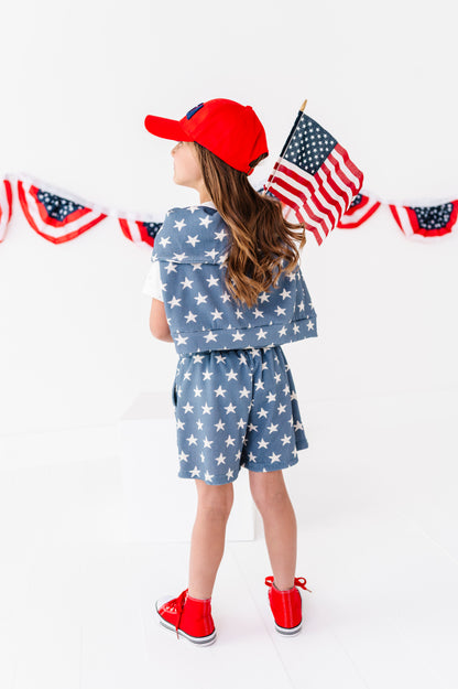 Blue stars Waffle Lounge Set
