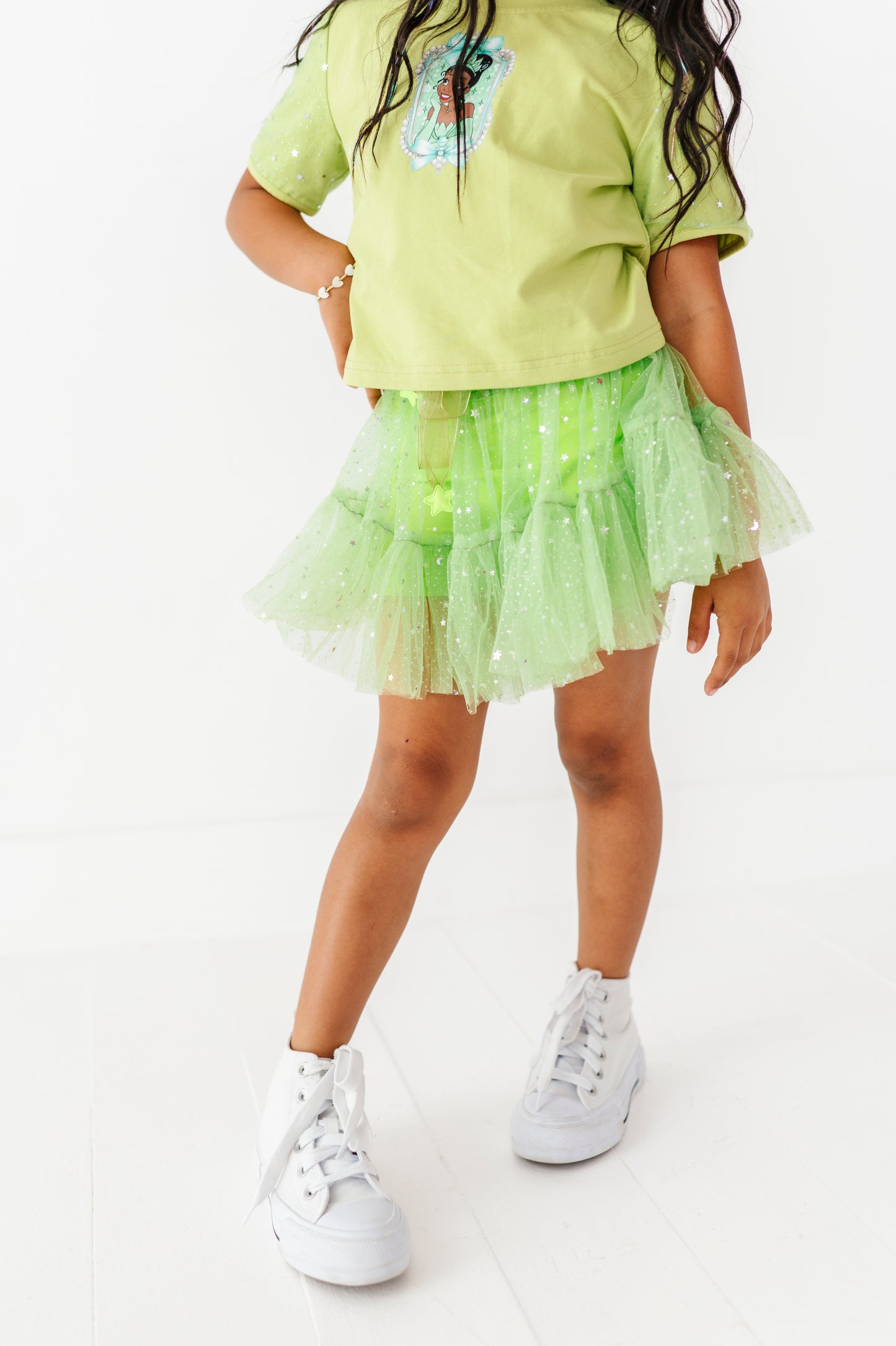 Lime Green Fancy Skort