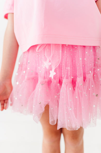 Bright Pink Fancy Skort