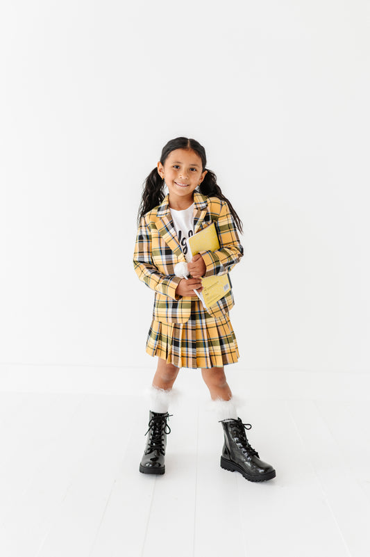 Cher yellow plaid costume