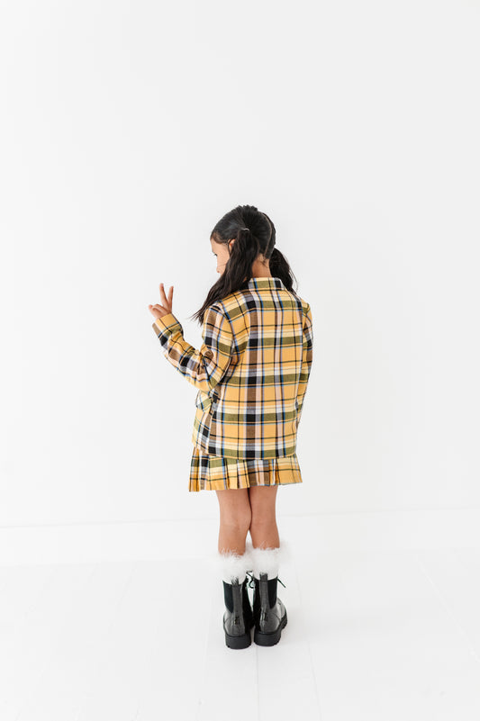 Cher yellow plaid costume