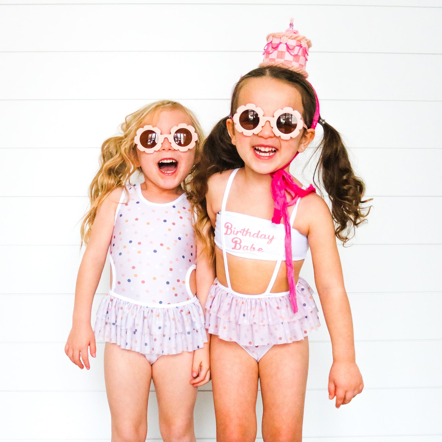 Confetti birthday suspender swim