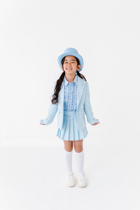Blue suit costume