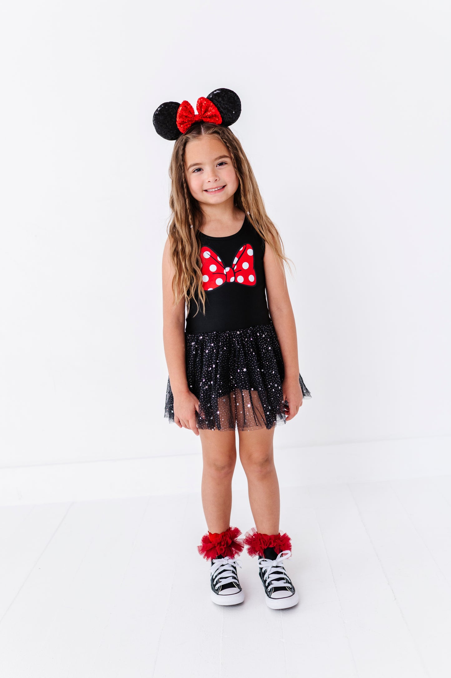 Black Fancy Athletic Romper