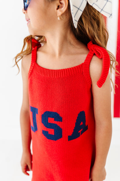 Knit USA dress