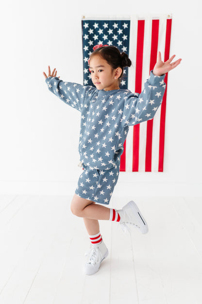 Blue stars Waffle Lounge Set