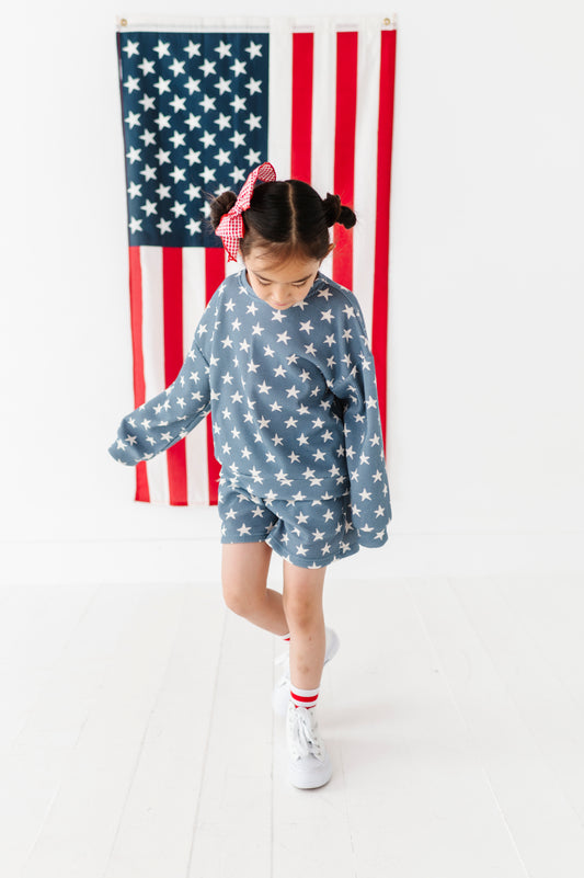 Blue stars Waffle Lounge Set