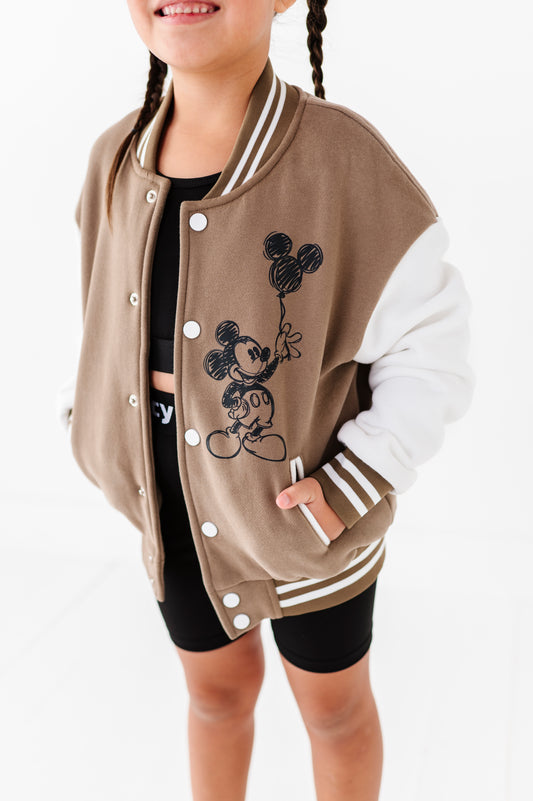 Magical tan bomber jacket
