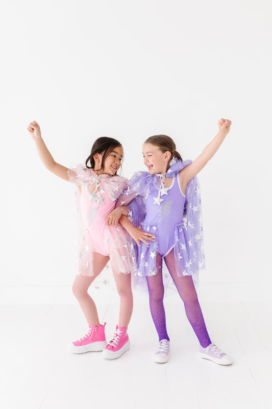 Fancy pink super hero costume