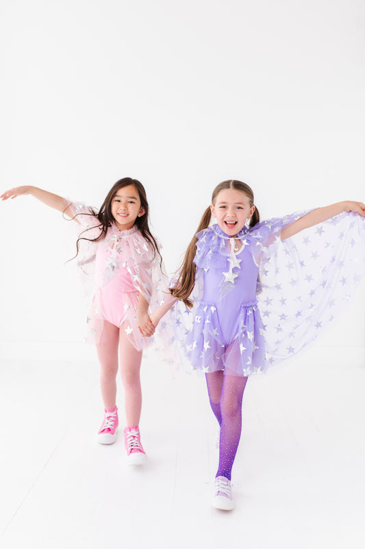 Fancy purple super hero costume
