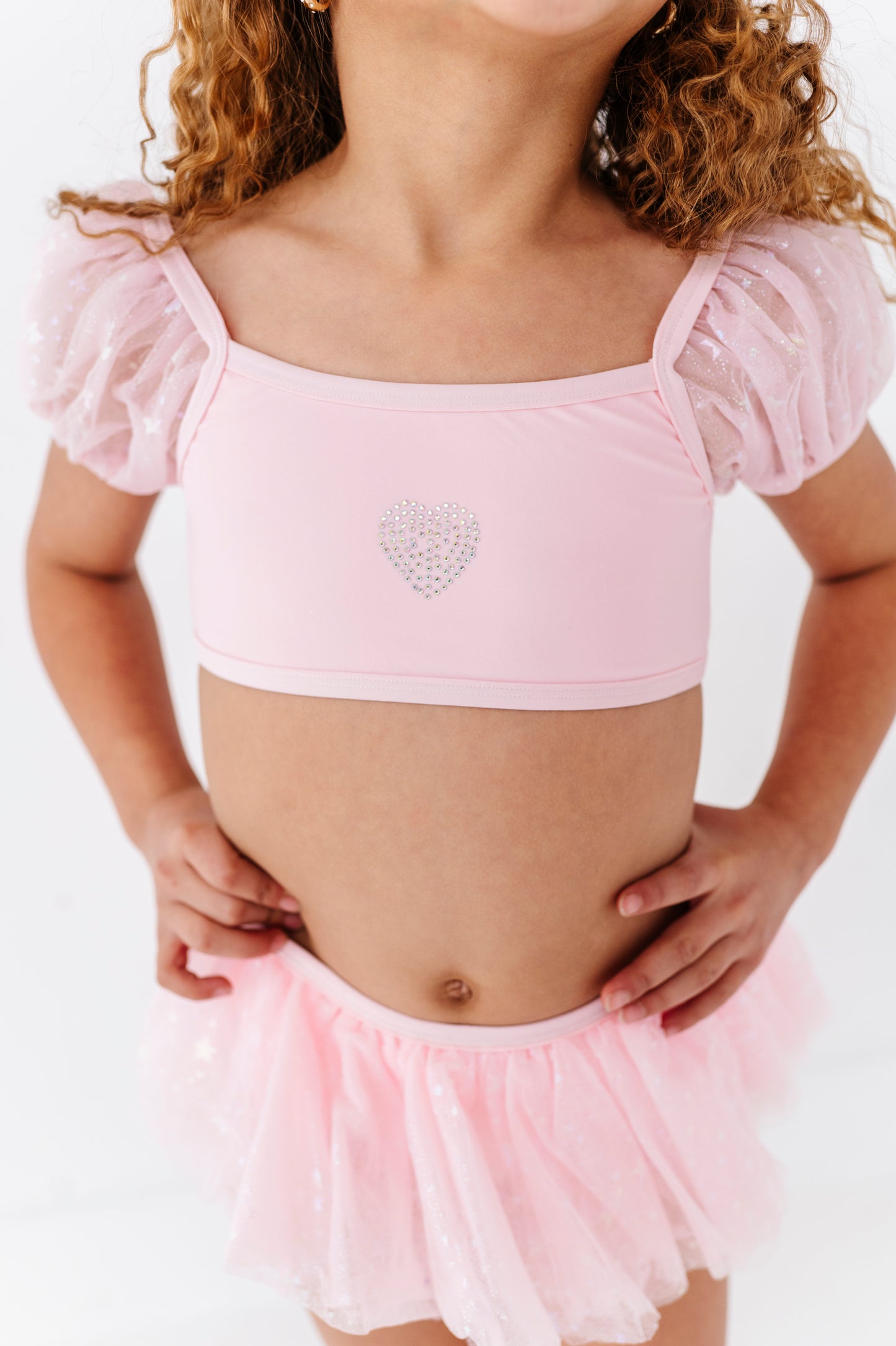 Pink princess bikini swimsuit