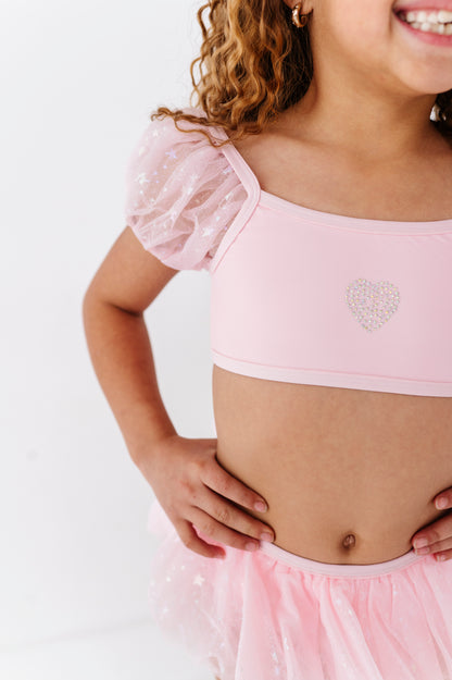 Pink princess bikini swimsuit