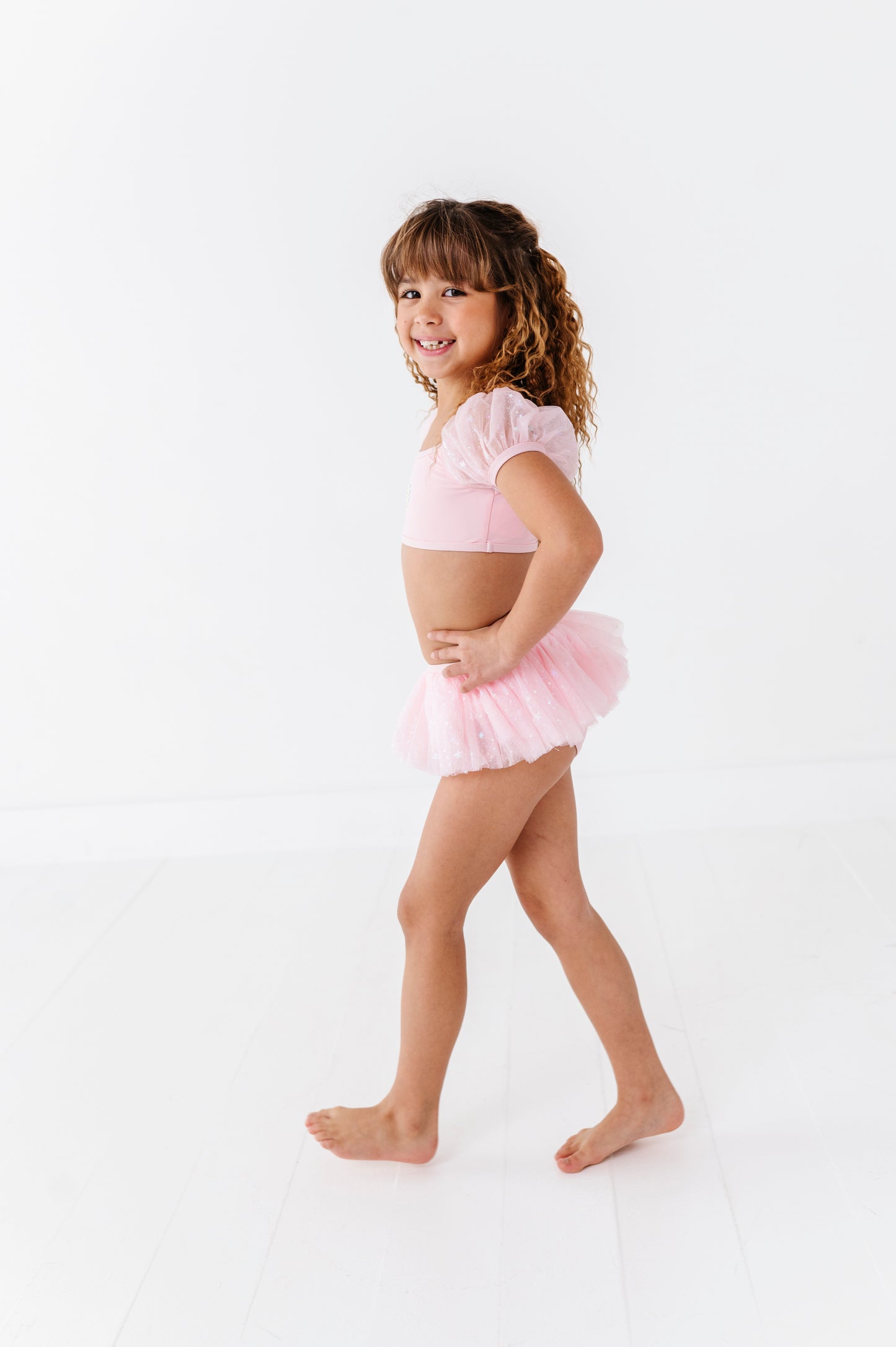 Pink princess bikini swimsuit