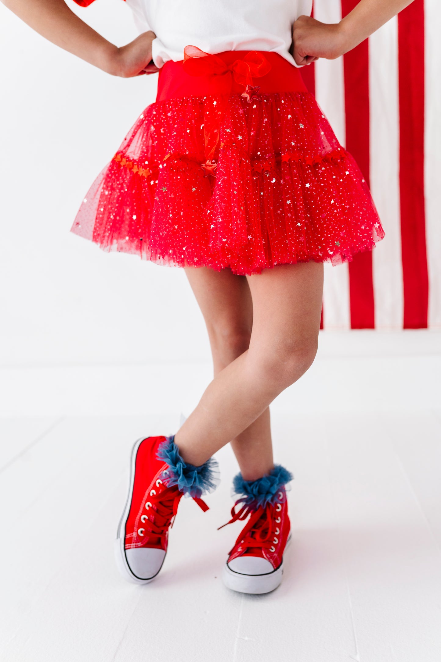 Red Fancy Skort