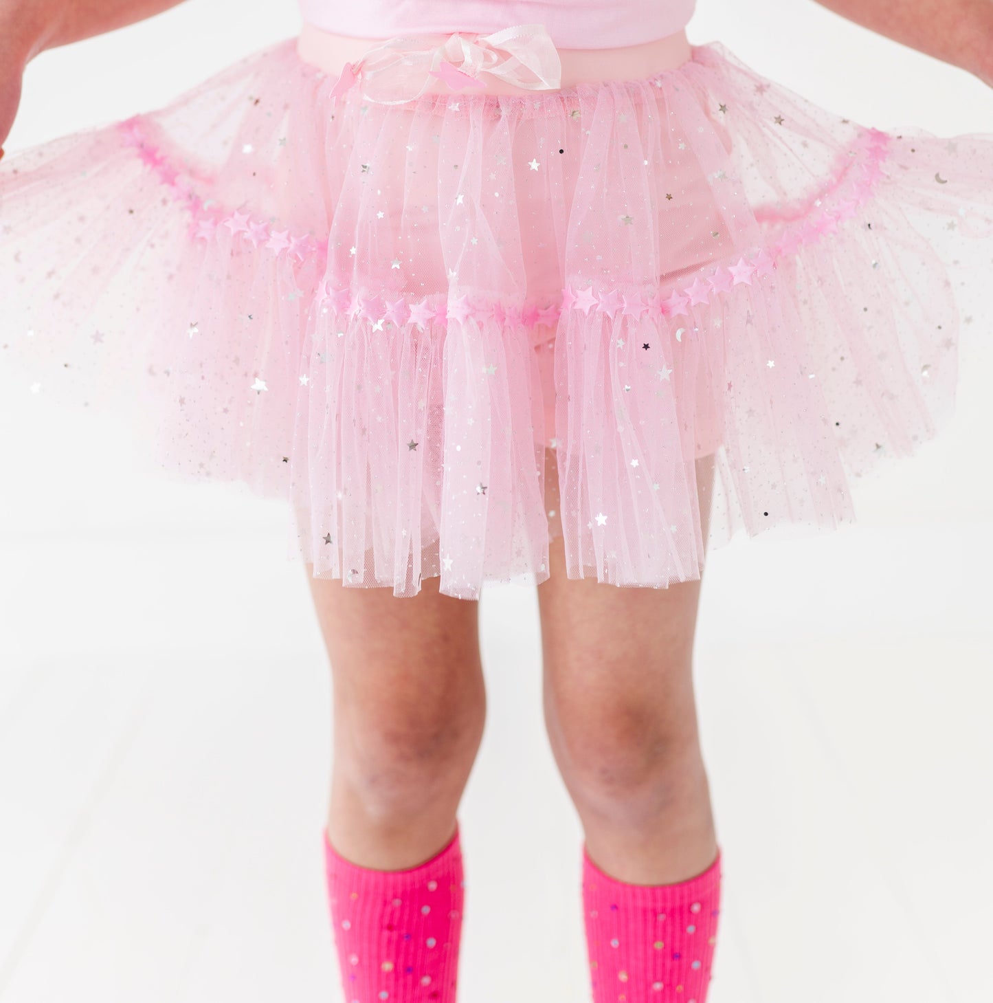 Pink fancy skort