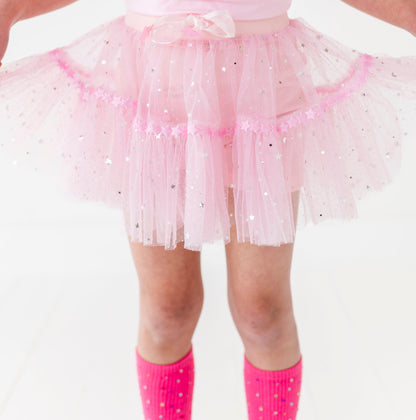Pink fancy skort