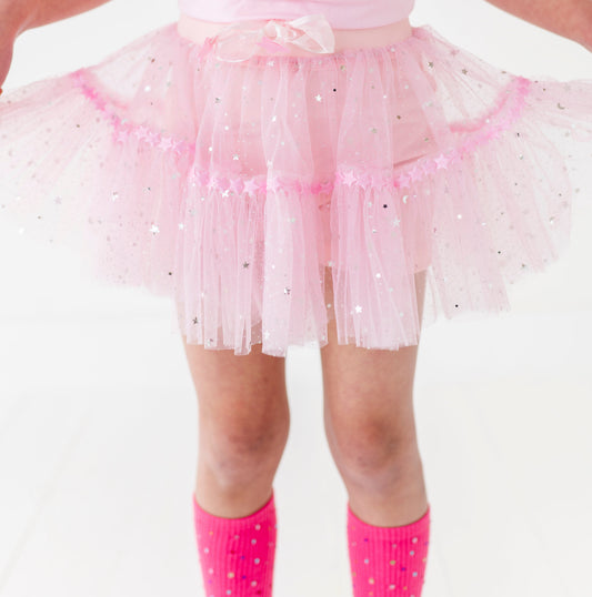 Pink fancy skort