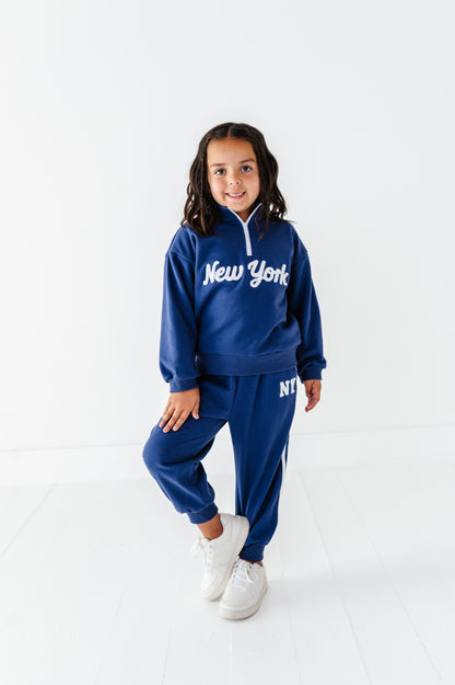 Navy blue NY lounge set