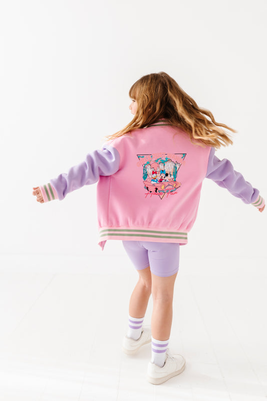 Magical pink bomber jacket
