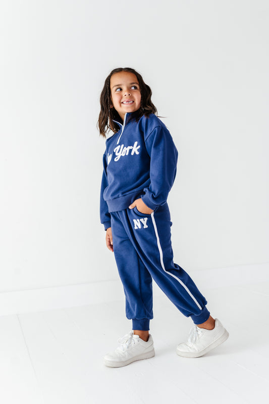Navy blue NY lounge set