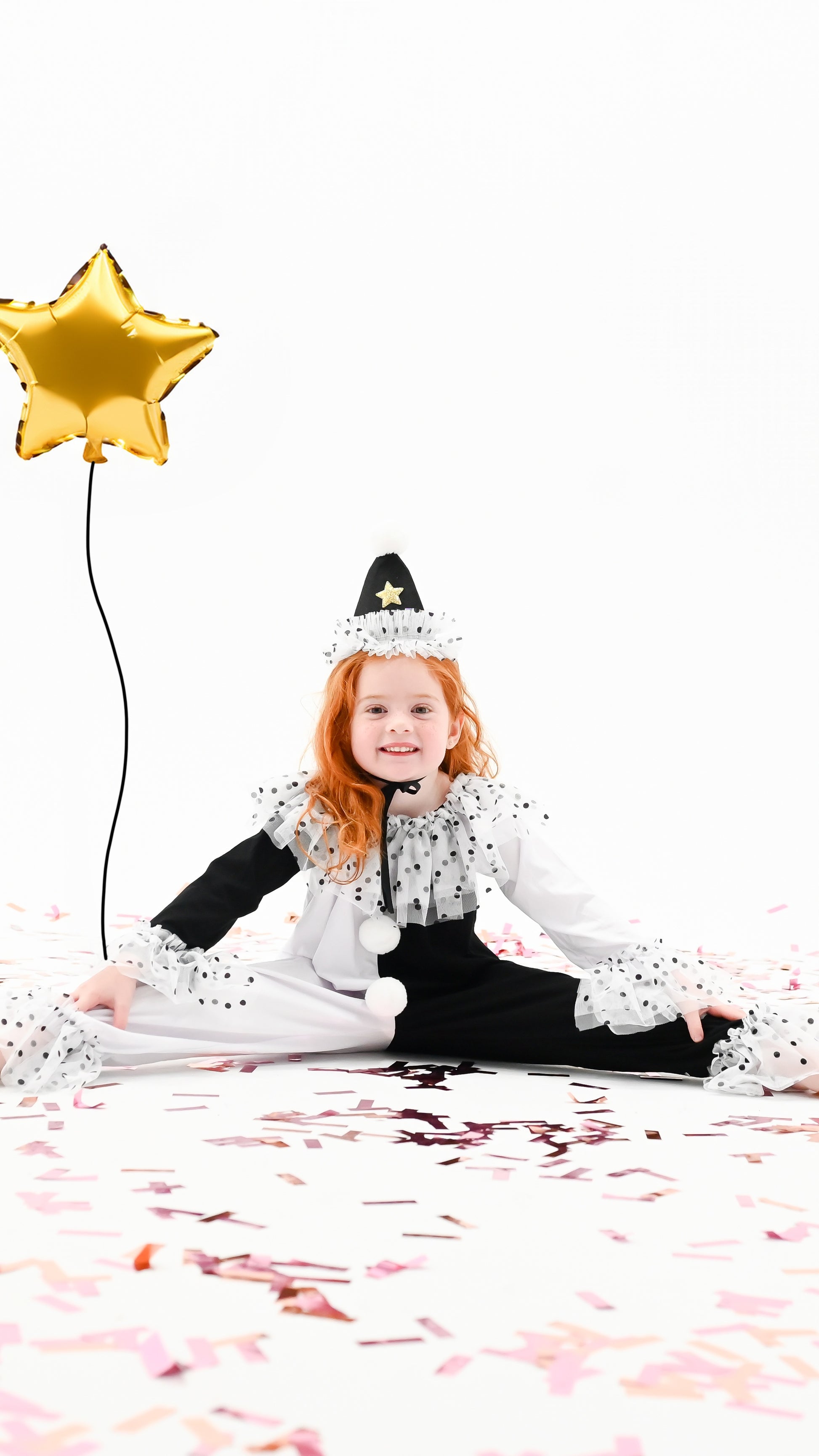 Black & white clown costume Fancy Shmancy Baby Black & white clown costume Fancy Shmancy Baby