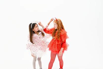 Red Tutu Leotard & Caplet Set