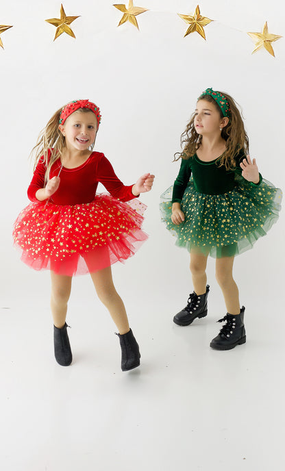 Emerald green tutu leo