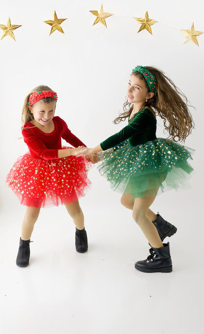 Emerald green tutu leo