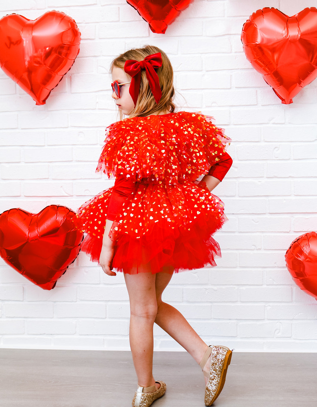 Red Tutu Leotard & Caplet Set