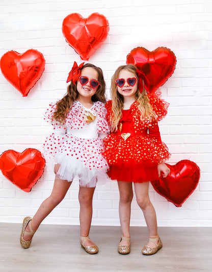 Angel White Tutu Leotard & Caplet Set