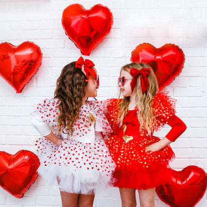 Red Tutu Leotard & Caplet Set