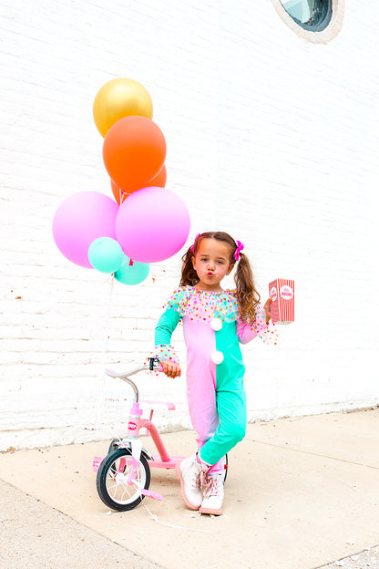 Mint & pink clown costume