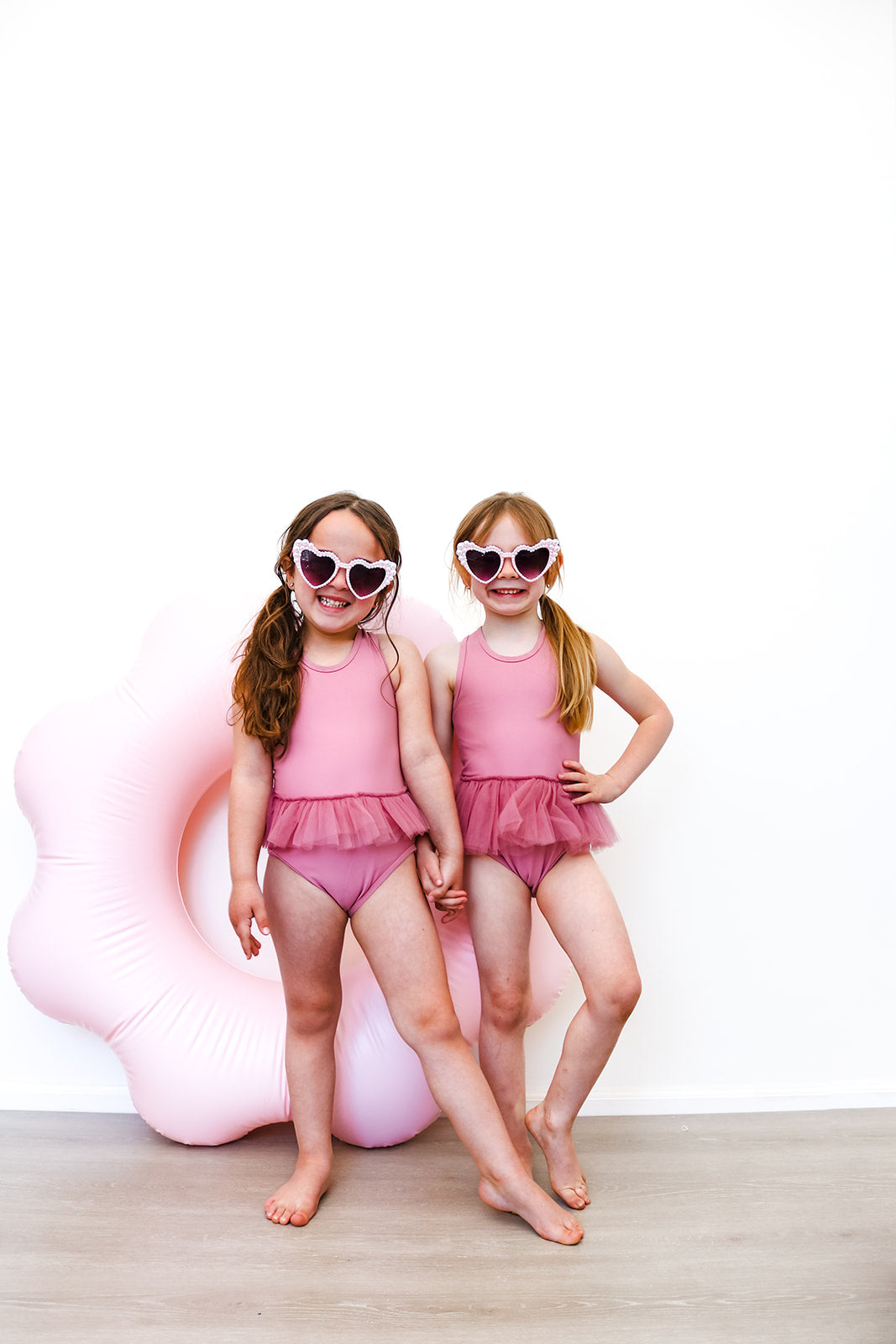 Dusty Pink One-piece Tutu swimsuit