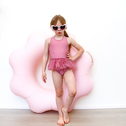 Dusty Pink One-piece Tutu swimsuit