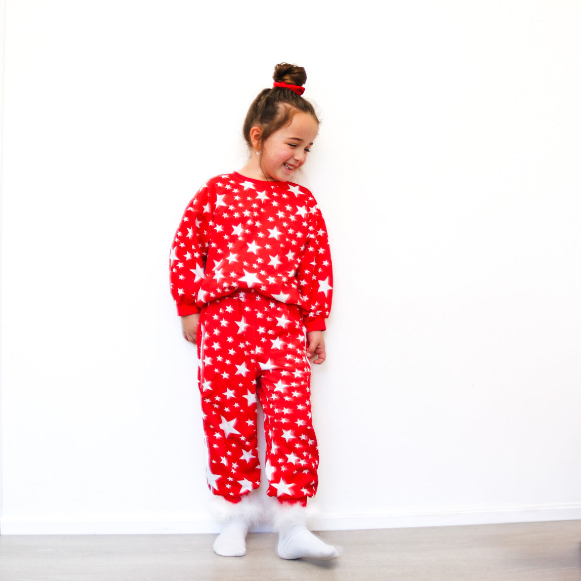 Red & white Stars - Lounge Set