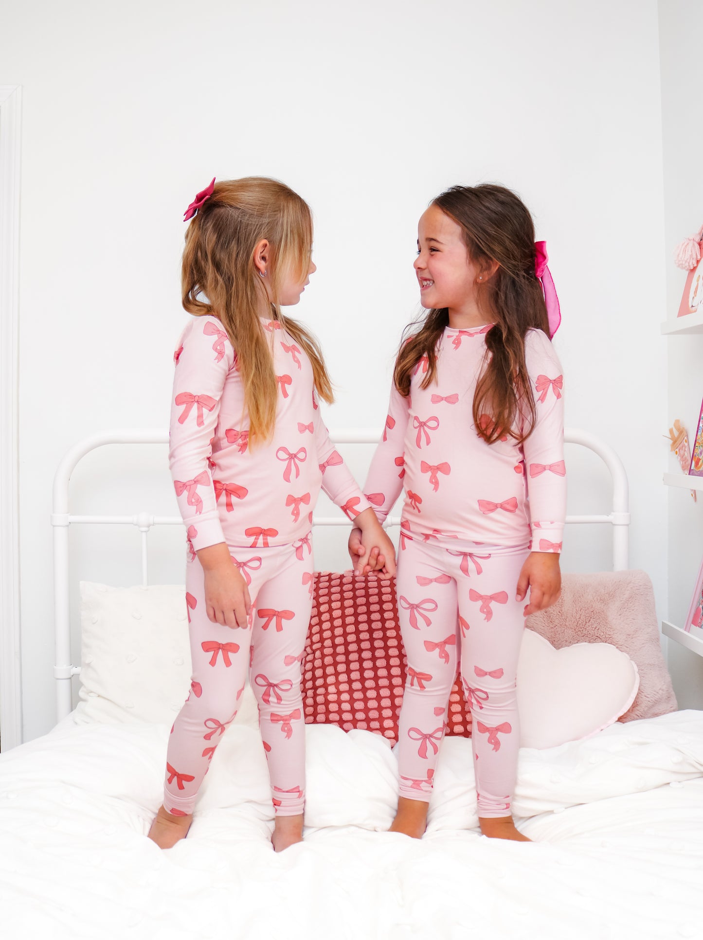 Pink bow PJs