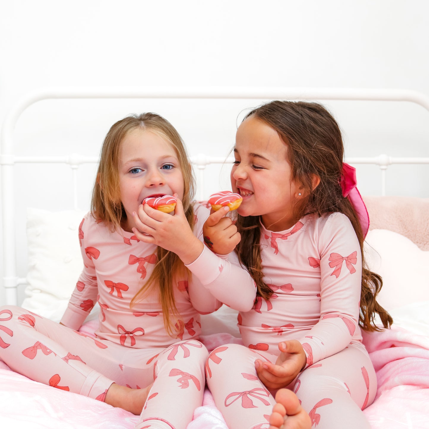 Pink bow PJs