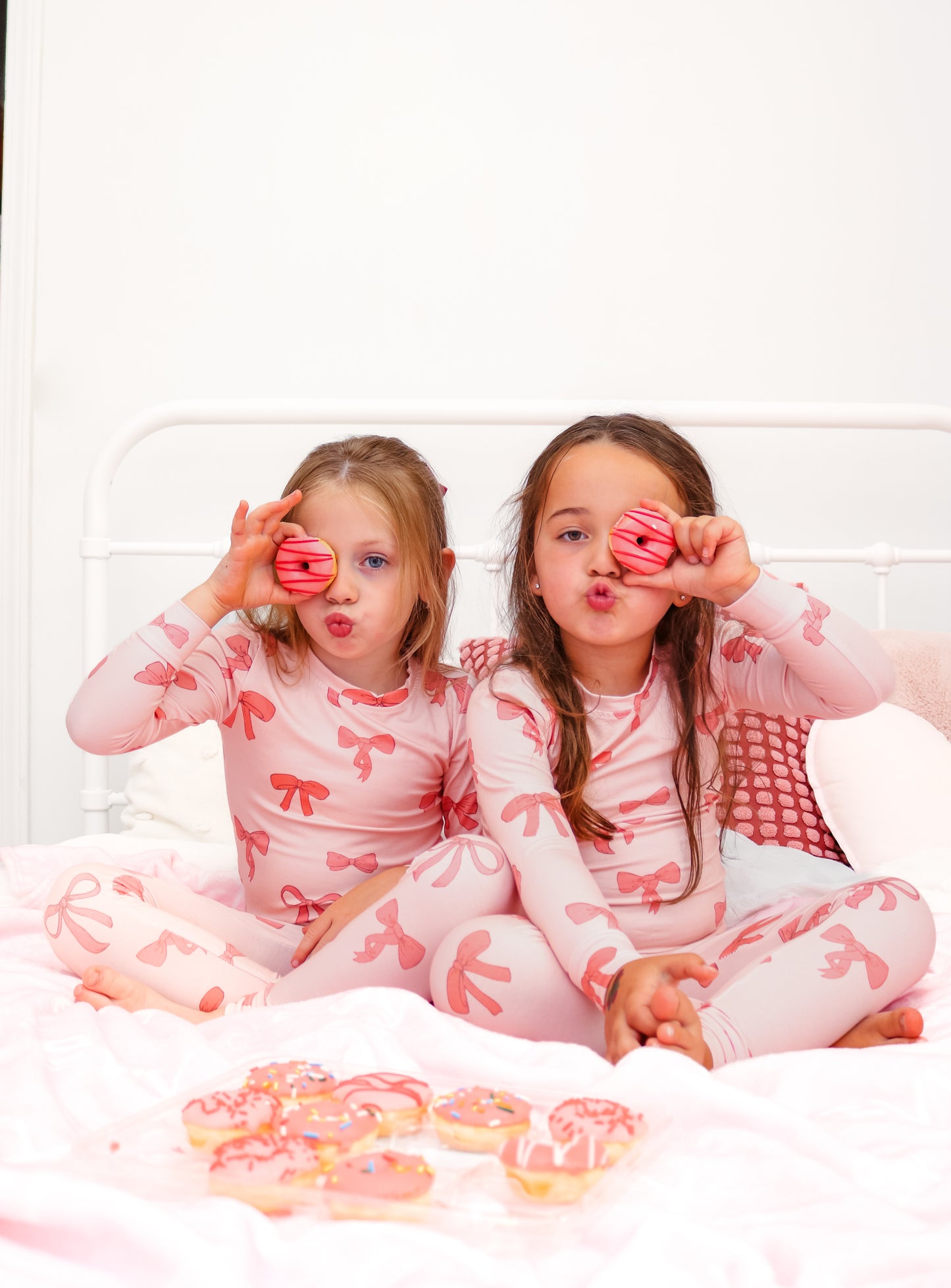 Pink bow PJs