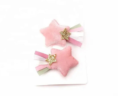 Star hair clips