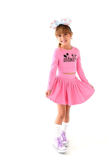 Pink mice athletic set