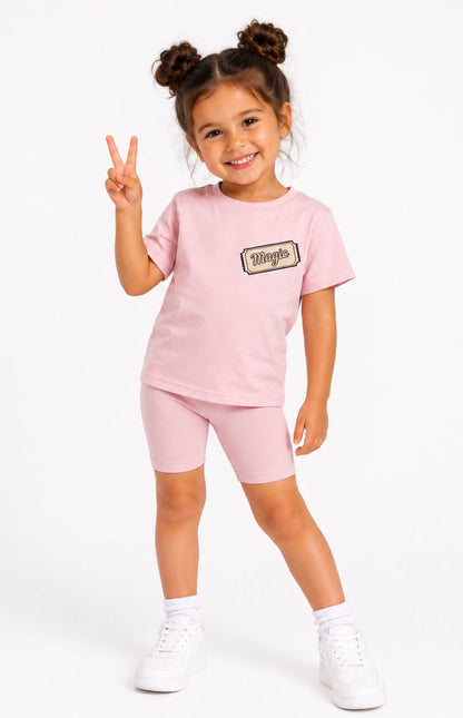 Magical pink casual set
