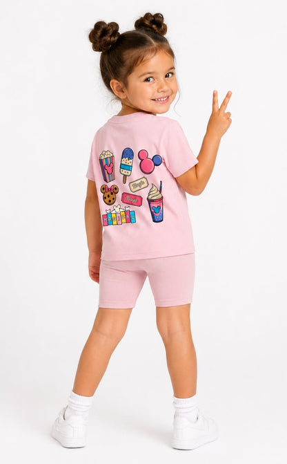 Magical pink casual set
