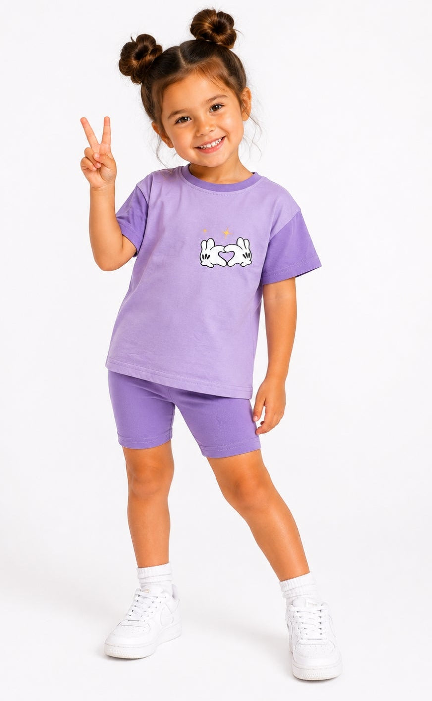 Magical purple casual set