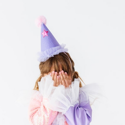 Purple & Pink Clown hat