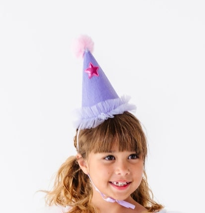 Purple & Pink Clown hat